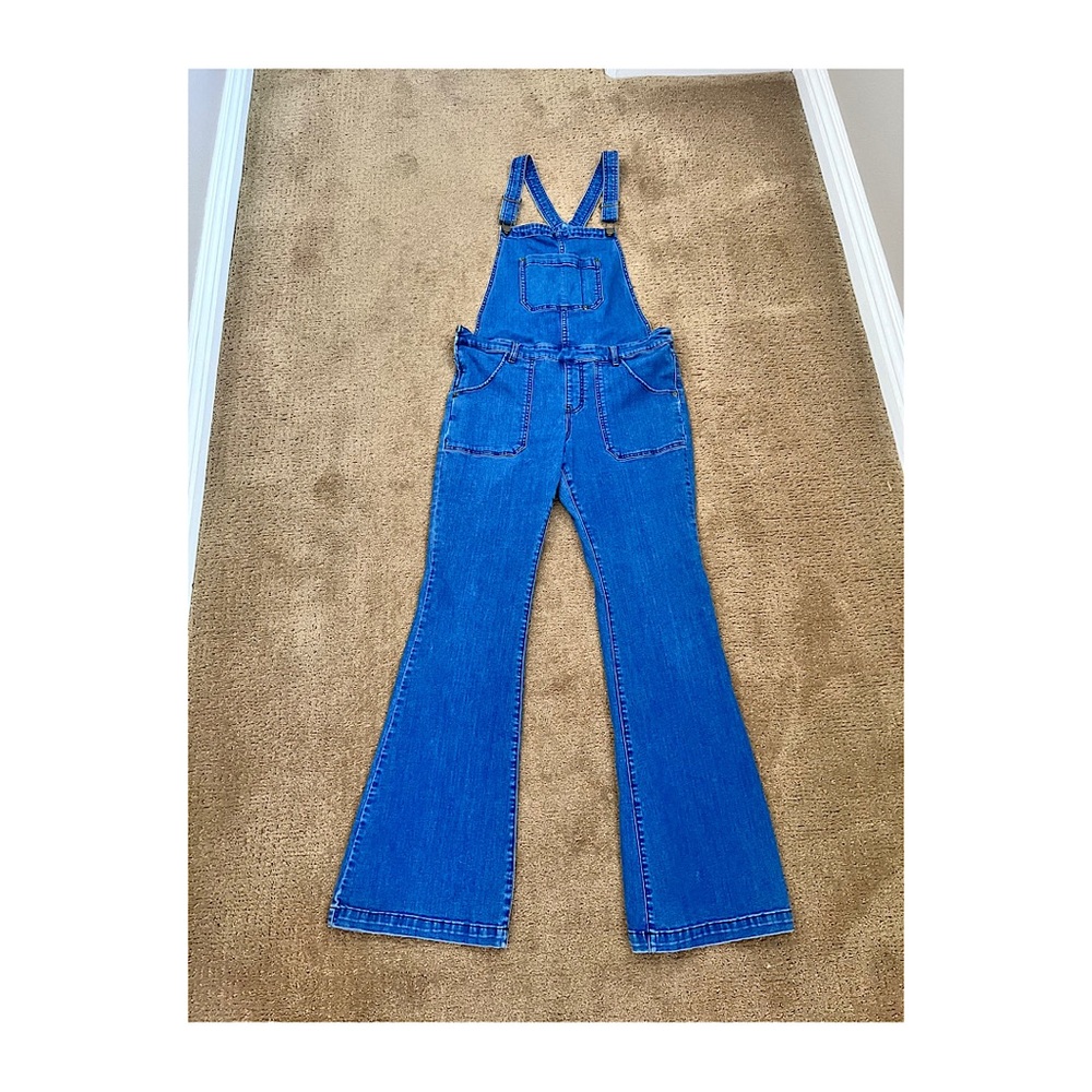 Woman’s Overalls Flare Bottom